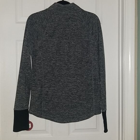 SO gray athletic workout pullover jacket Sz L NWT - Picture 4 of 5